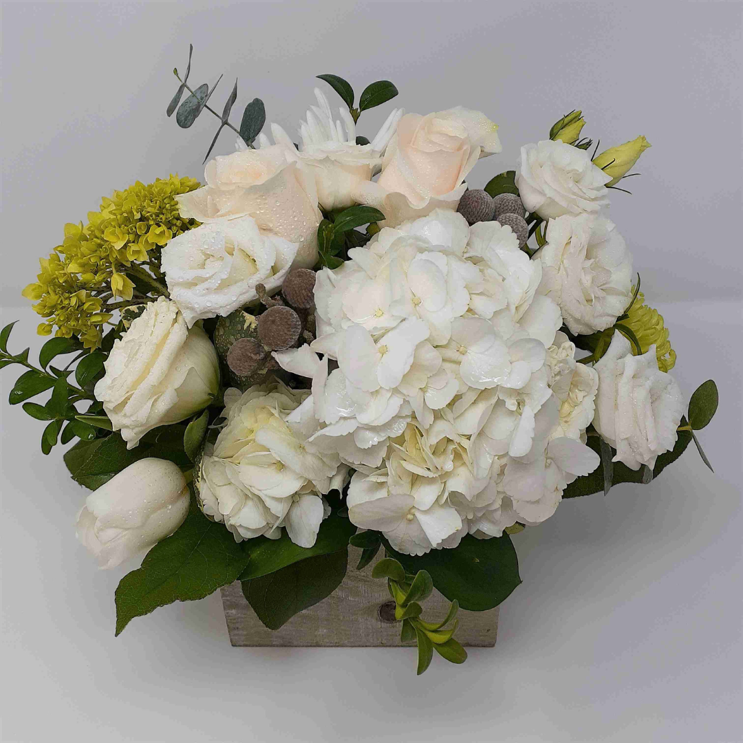 Flower Arrangement Purple Red White Pink